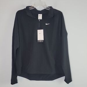 Nike Pro Dri-Fit 1/2 Zip Packable Training Cover Hooded Jacket DM6944